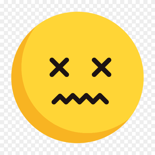 zipper mouth face emoji vector PNG