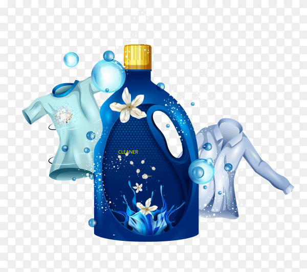 Advertising poster of cleaning services on transparent background PNG