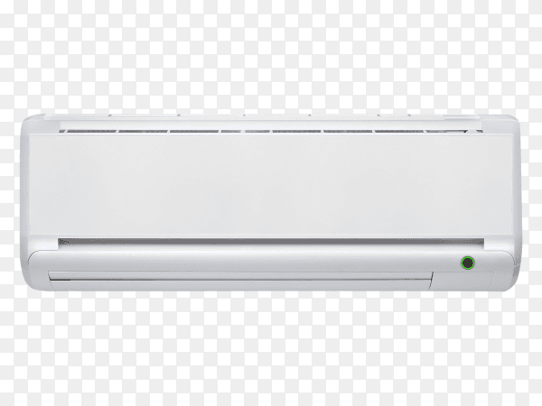 Air conditioner machine on transparent background PNG