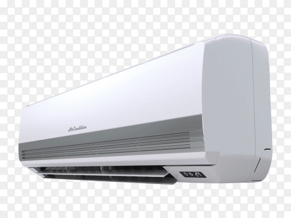 Air conditioner system isolated on transparent background PNG