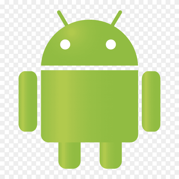 Android icon on transparent background PNG