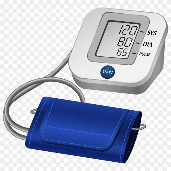 Automatic blood pressure monitor Clipart PNG