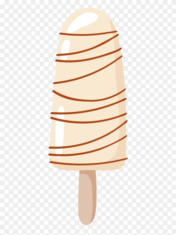 Chocolate and vanilla ice cream Clipart PNG