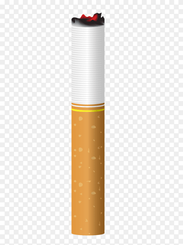 Cigarette isolated on transparent background PNG
