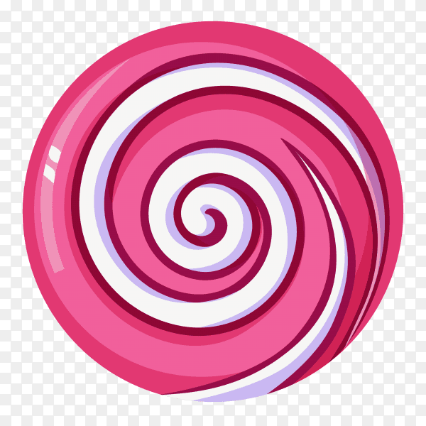 Colorful delicious candy on transparent background PNG