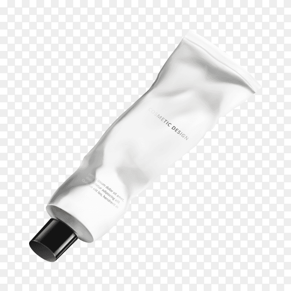 Cometic cream face on transparent background PNG