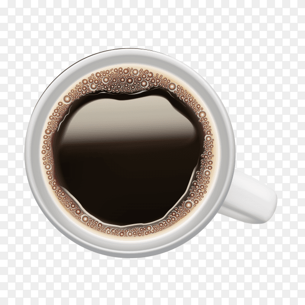 Cup of coffee on transparent background PNG