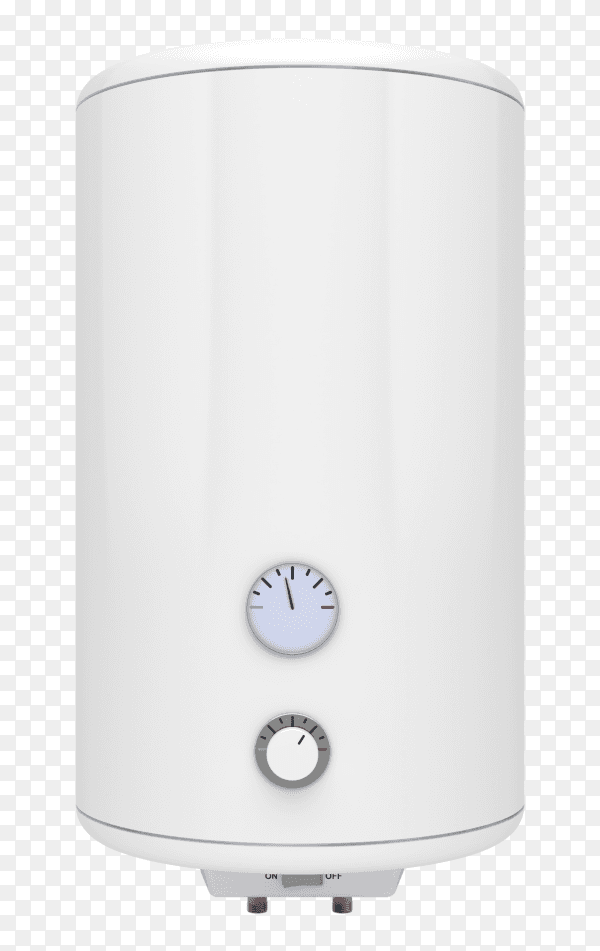 Electric water heater on transparent background PNG