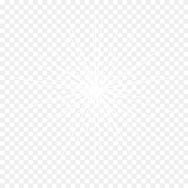 Festive fireworks with bright white sparks Clipart PNG