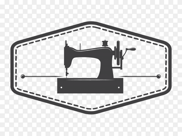 Hand drawn for Sweing machine Clipart PNG