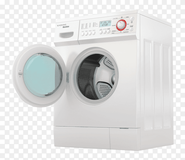 Modern automatic washing machine Clipart PNG