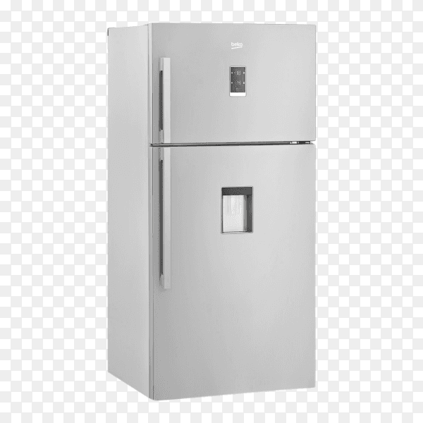 Modern refrigerator with a screen control Premium image PNG