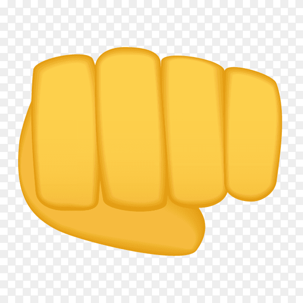 Oncoming fist gestures emoji Clipart PNG