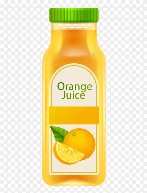Orange juice on transparent PNG