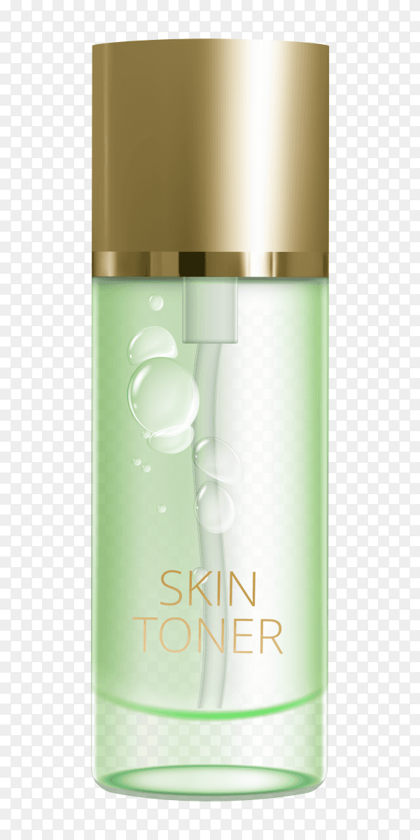 Skin toner on transparent PNG