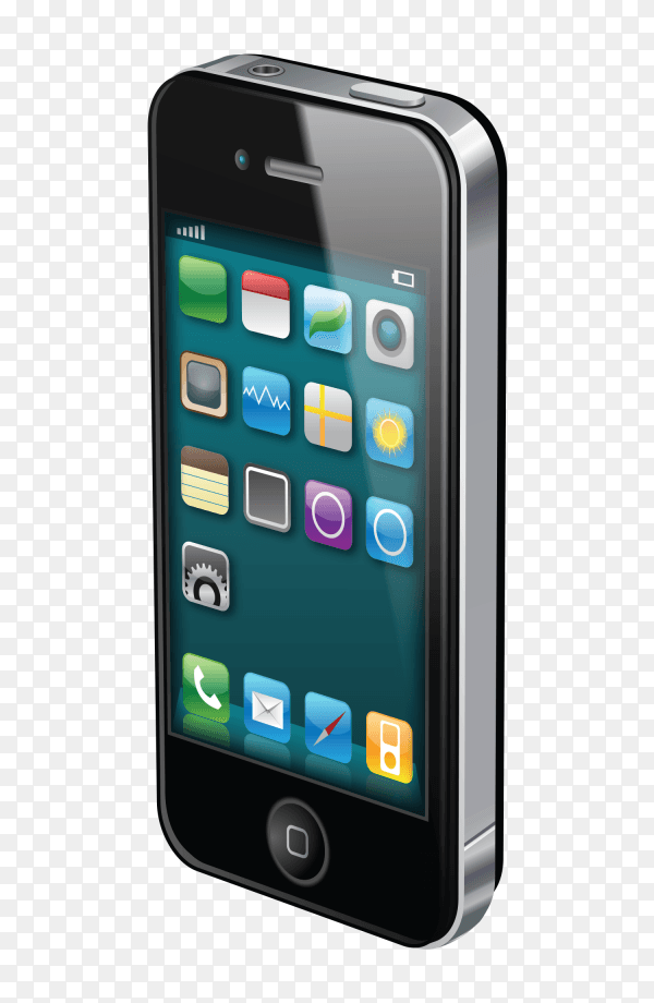 Smartphone mockup Premium vector PNG