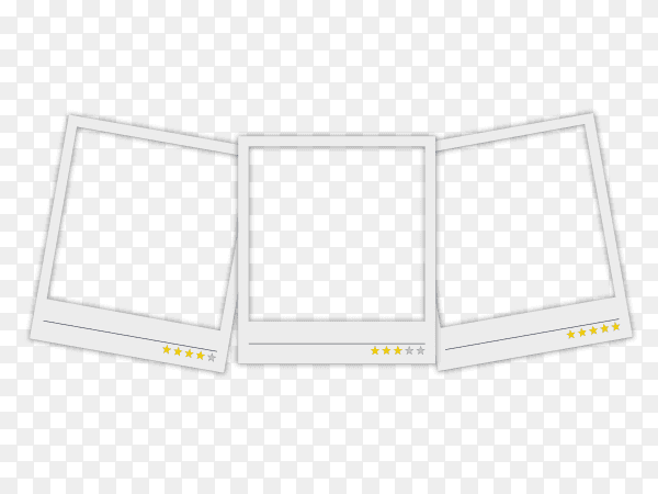Star rating design clipart PNG