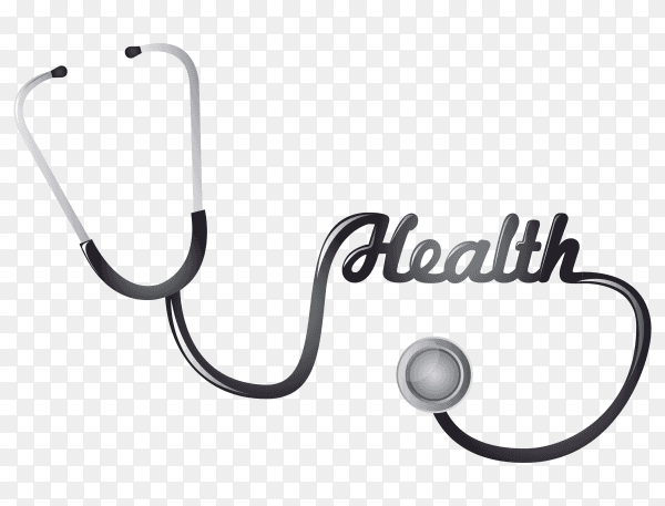 Stethoscope and medical equipmentn clipart PNG