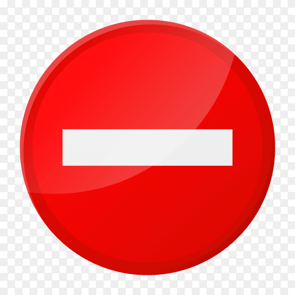 Stop sign icon Premium vector PNG