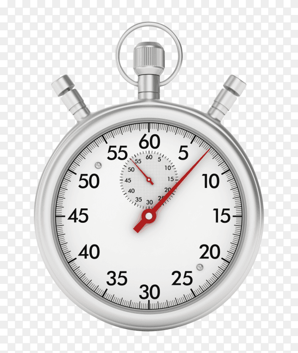 Stop watch illustration on transparent background PNG