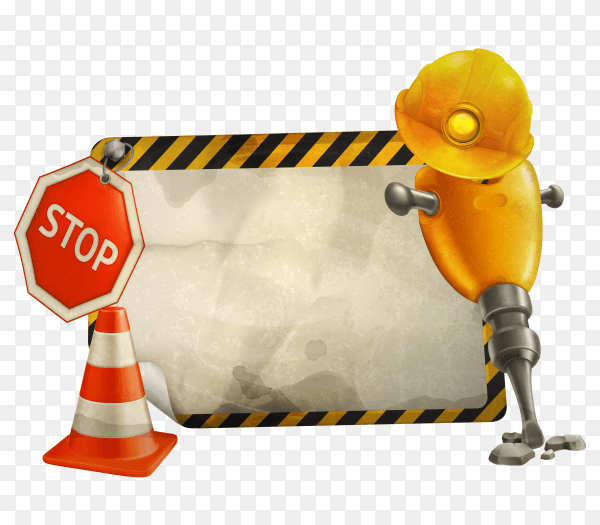 Symbol under construction vector PNG