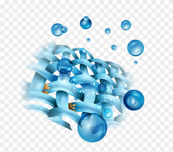 The power to remove dirt on the fabric. Premium Vector PNG