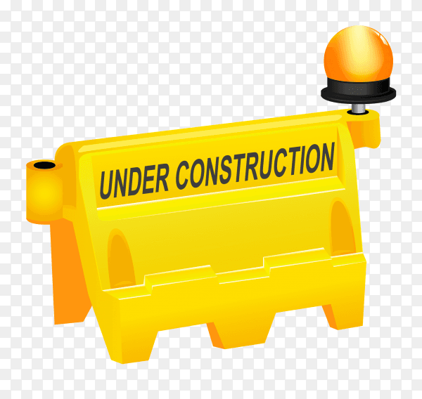 Under construction template Clipart PNG
