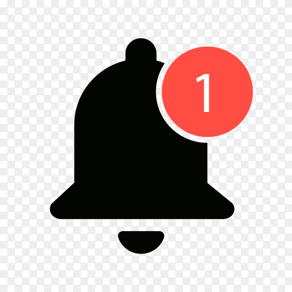 Youtube notification bells Unread Clipart PNG