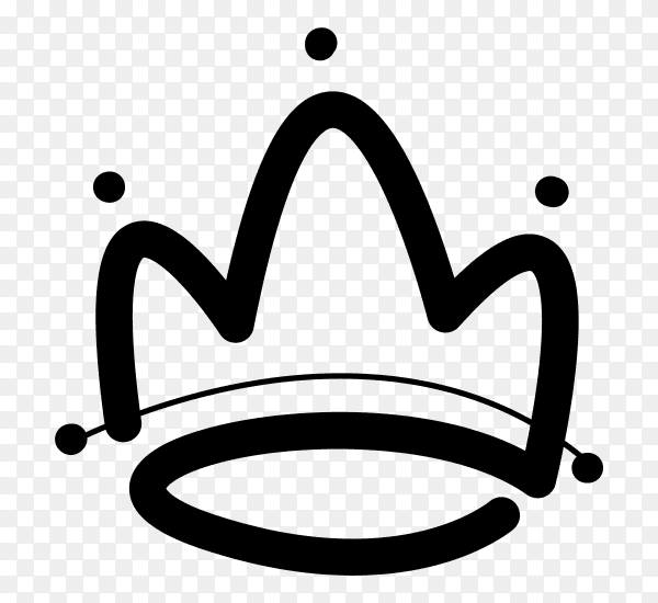 crown concept logo design Premium vector PNG