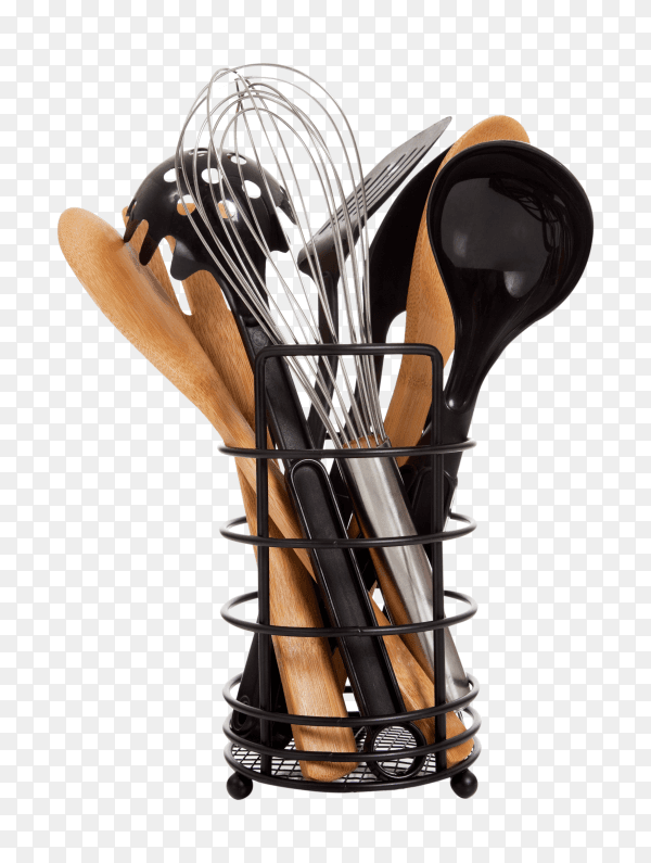 kitchen utensils on transparent background PNG