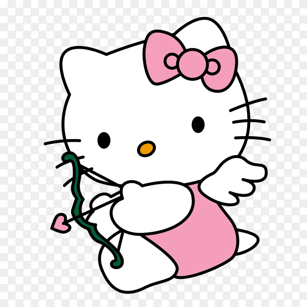 Cartoon hello kitty clipart PNG