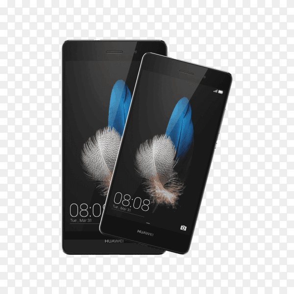 Huawel phone on transparent background PNG
