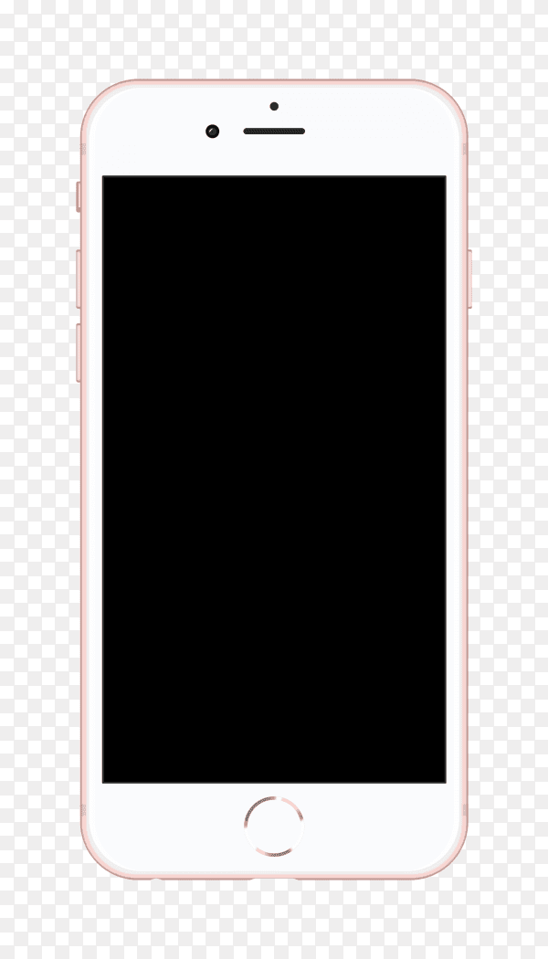 IPhone 6s mobile on transparent background PNG