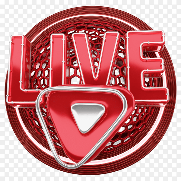 LIVE free icon design on transparent background PNG