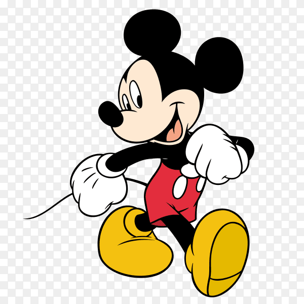 Mickey mouse cartoon Clipart PNG