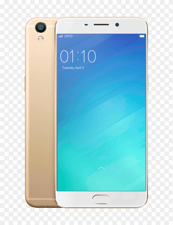 Oppo power by android on transparent background PNG