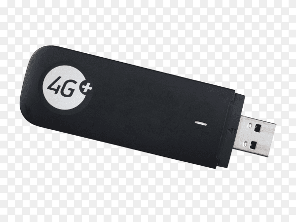 4G usb flash drive on transparent background PNG