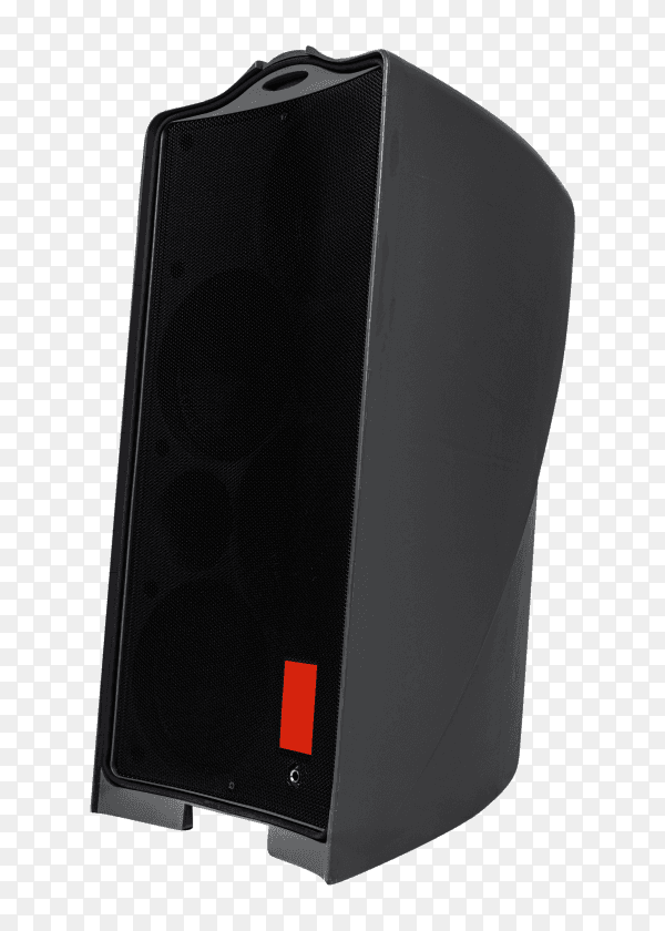 Acoustic system audio column on transparent background PNG
