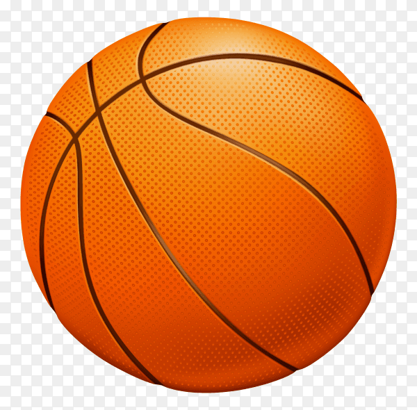 Basketball Illustration on transparent background PNG