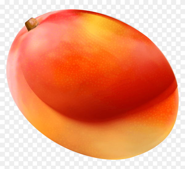 Delicious mango on transparent background PNG