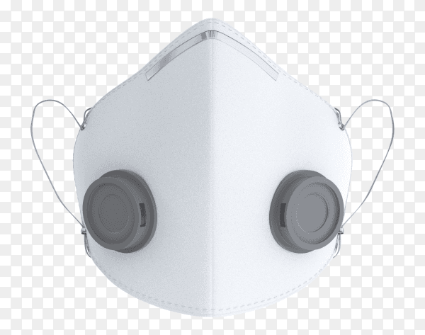 Doctor mask isolated on transparent background PNG
