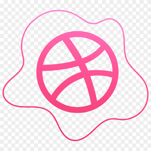 Dribble icon design on transparent background PNG
