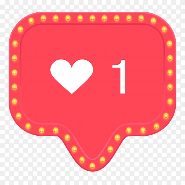 Intsagram like icon on transparent background PNG