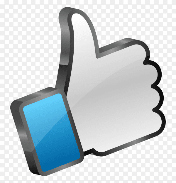 Like icon design on transparent background PNG