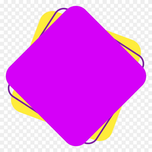 Purple abstract sale banner on transparent background PNG