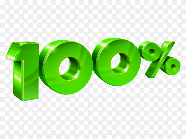 Sale 100 % off on transparent background PNG