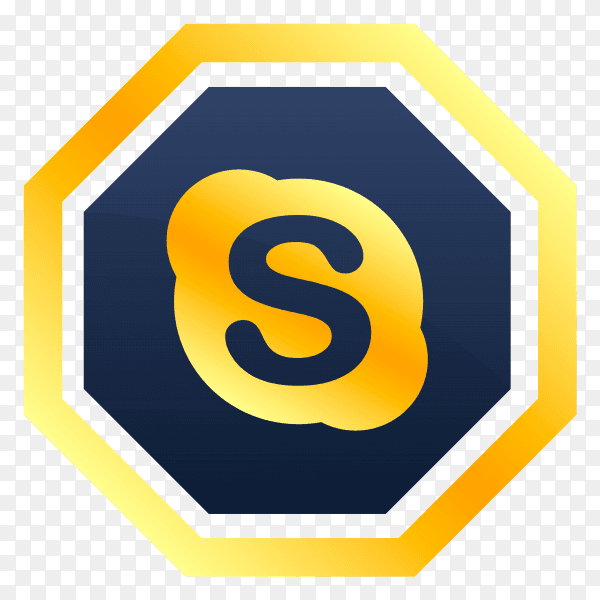 Skype icon design on transparent background PNG