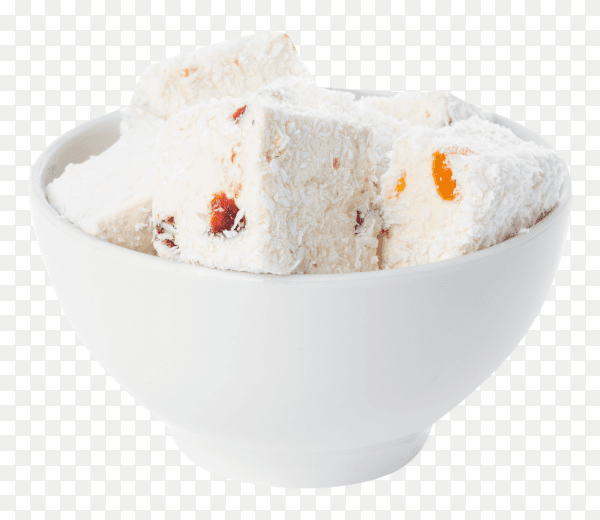 Tasty turkish delight on transparent background PNG
