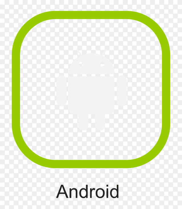 Android icon design premium vector PNG