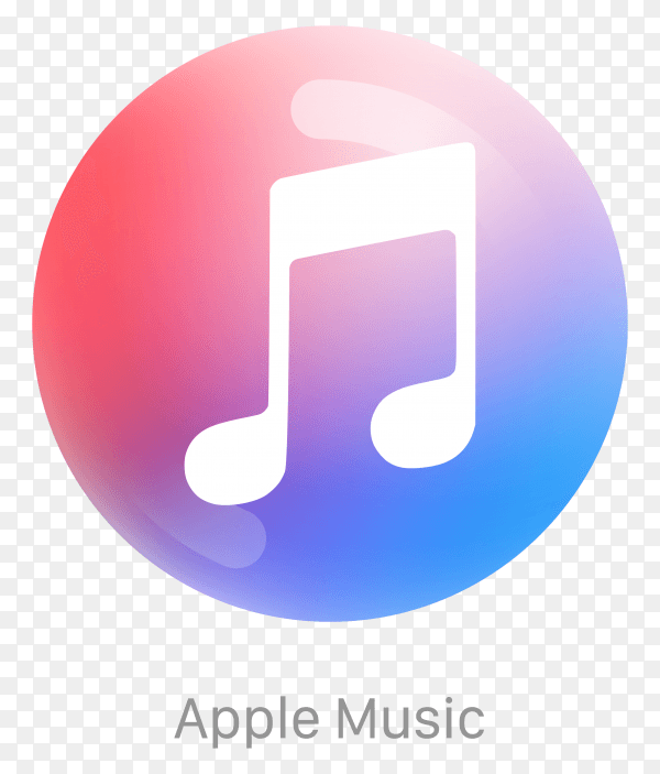 Apple muslic icon design on transparent background PNG